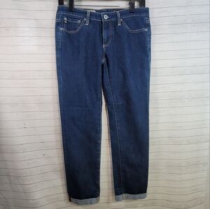 AG ADRIANO GOLDSCHMIED THE STILT  ROLL UP, CIGARETTE CROP ROLL UP SZ 27